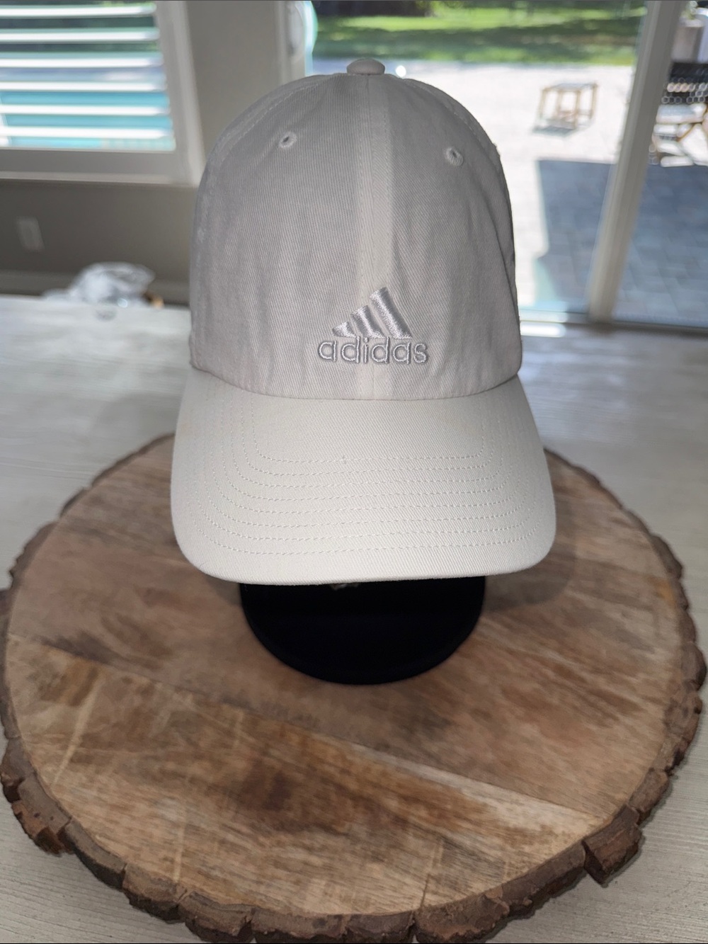 adidas ladies White Logo Baseball Cap